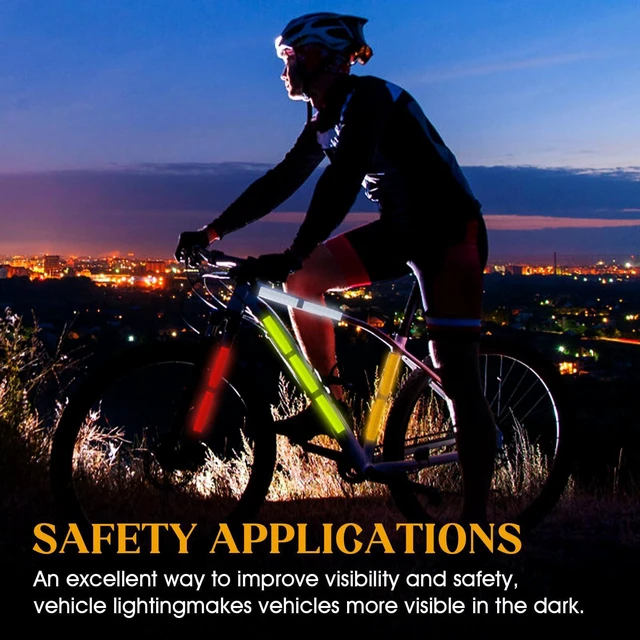 Alt view image 5 of 7 - 20-Pack Type B Reflective Tape | Weatherproof adhesive; high reflectivity; for cars, trucks, trailers, bikes