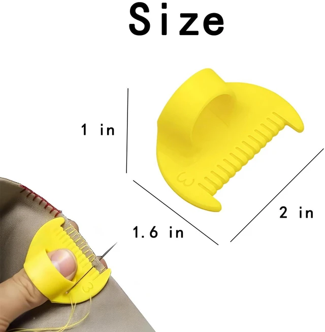 Alt view image 6 of 6 - 4Pcs Edge Stitch Lock & Sewing Gauge, 3mm/4mm Edge Sewing Lockranding Tool | Sewing Templates Rulers, Needle Gauge Quilting Ruler, Measuring Tool Seam Gauge for Sewing Straight