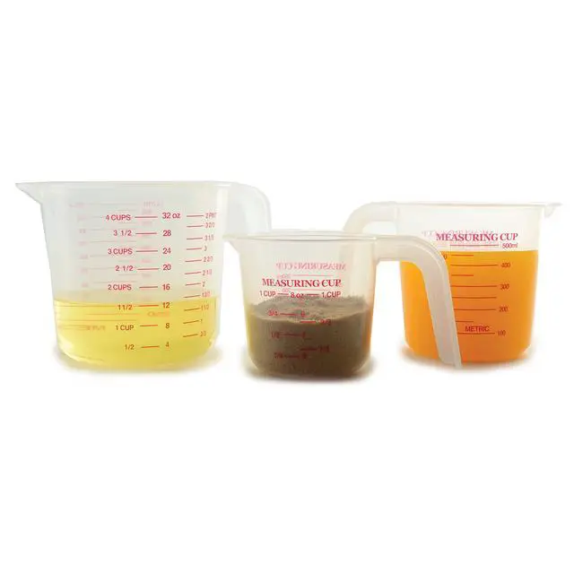Alt view image 3 of 4 - 4-Cup Capacity Plastic Measuring Cup, Multicolor
