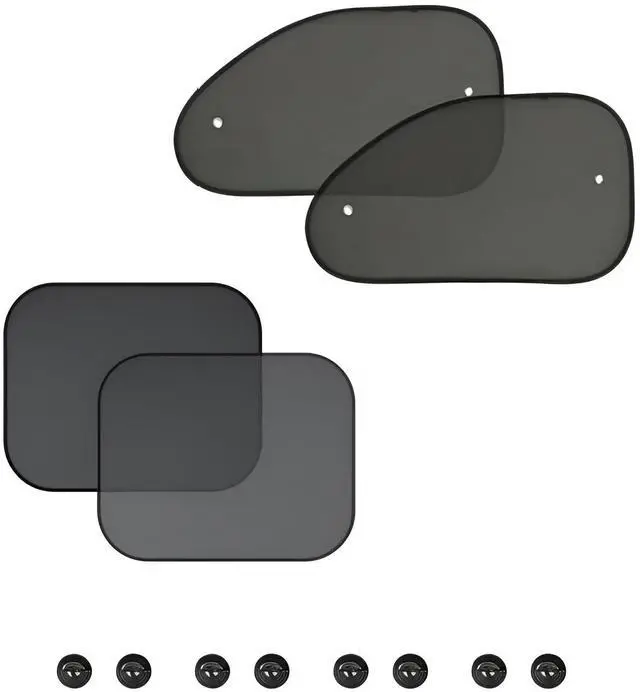 Main image of 4 Packs 2025 New Car Window Shades for Side Window, Window Shade for Baby in Car with Suction Cups to Block UPF 50+ for Kids & Pets, Can Blocks 99.98% UVR, Fit Most of Cars