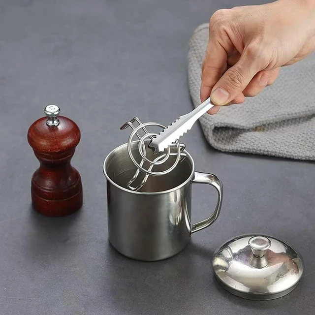 Alt view image 5 of 6 - Mini Steaming Rack, 6 Pcs 2.3 Inch Round 304 Stainless Steel Steamer for Food Steaming, Cooling and Roasting Cooking in Kitchen and Outdoors (6)