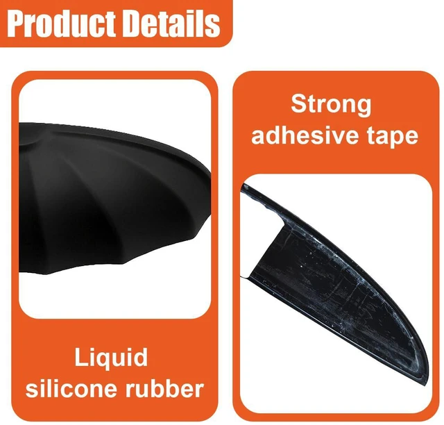 Alt view image 3 of 6 - Car Rear View Camera Protection, Silicone Anti-Rain Waterproof Reversing Camera Cover for Clear Image, Automotive Backup Cameras Modification Accessories for Car, Truck (Black)