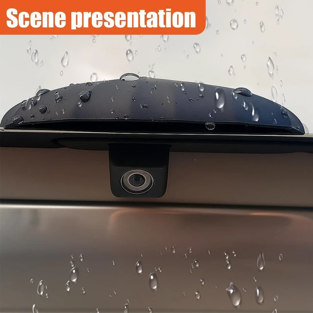 Alt view image 6 of 6 - Car Rear View Camera Protection, Silicone Anti-Rain Waterproof Reversing Camera Cover for Clear Image, Automotive Backup Cameras Modification Accessories for Car, Truck (Black)