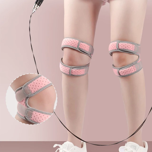 Alt view image 3 of 7 - Patella Knee Brace for Women & Men, Patellar Tendon Support Strap for Running, Basketball, Tennis, Gym, Relief for Meniscus Tear, Arthritis, Injury Recovery (1, Pink)