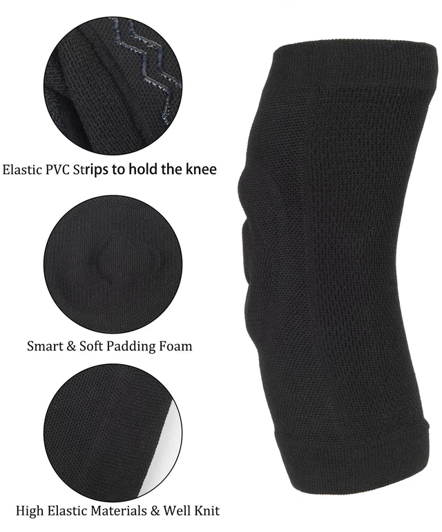 Alt view image 4 of 7 - XuoAz Volleyball Knee Pads for Women Men - Soft Knee Pads for Dancers Youth Knee Brace for Basketball Football Yoga Tennis Workout