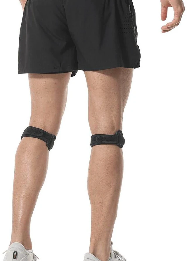 Alt view image 7 of 7 - Unisex Patella Knee Support Strap Knee Braces for for Tendonitis, Basketball, Running, Hiking, Volleyball, Tennis, Squats