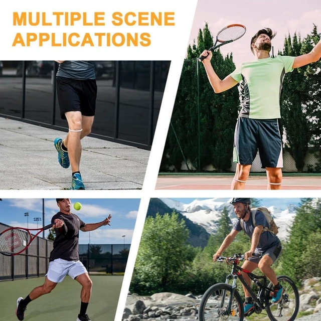 Alt view image 7 of 7 - Patellar Tendon Support Strap for Knee Pain Relief Silicone Knee Brace Band Patella Stabilizer for Basketball Running Sports