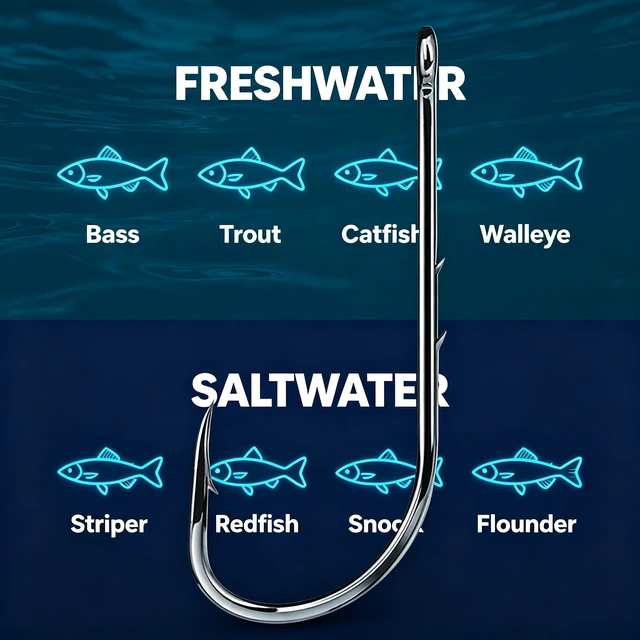 Alt view image 5 of 5 - Fishing Hooks 100 Pack Baitholder Walleye Rig Live Bait High Carbon Steel Black Nickel Down-Turned Eye Surf Bass Crawler Harness (#1/0-100pcs)