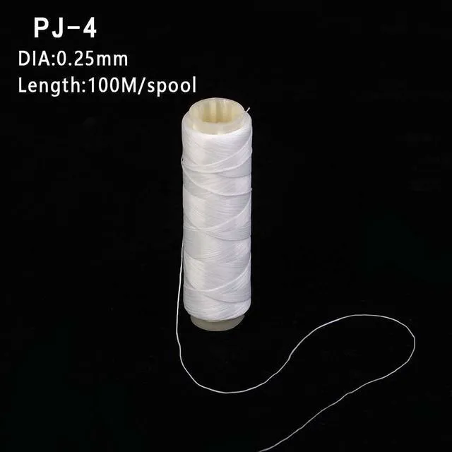 Alt view image 2 of 7 - White Fishing Bait Thread Stretchy Fishing Line Fishing Thread Nylon Elastic Invisible Magic Fishing Line Clear String Tool Accessories Hunting