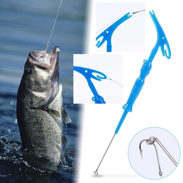 Alt view image 6 of 7 - 6 Pack Fish Hook Remover Tool 3in1 Fishing Hook Quick Removal Device Knot Tyer Fishing Knot Tying Tool Tying Fishing Line to Hooks Portable Fast Fishing Tie Hook