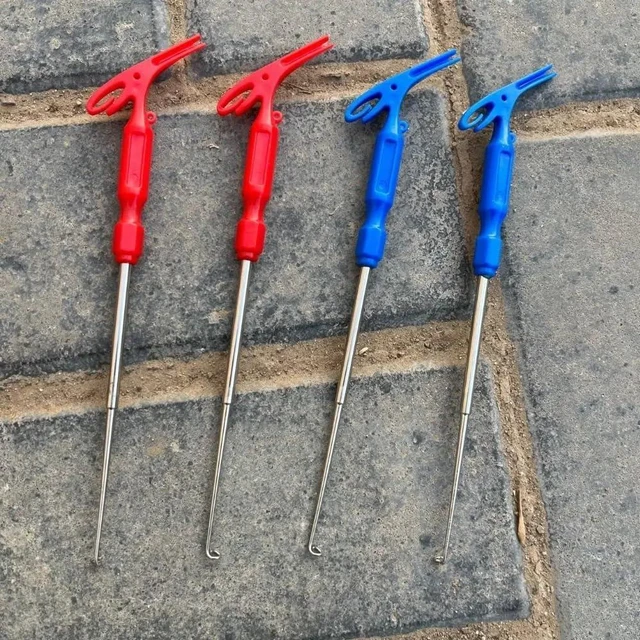 Alt view image 7 of 7 - 6 Pack Fish Hook Remover Tool 3in1 Fishing Hook Quick Removal Device Knot Tyer Fishing Knot Tying Tool Tying Fishing Line to Hooks Portable Fast Fishing Tie Hook