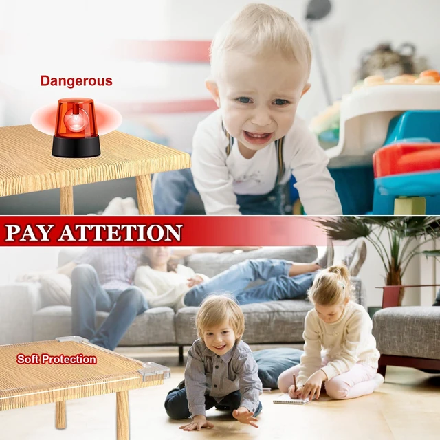 Alt view image 3 of 7 - Corner Protector Baby Proofing with 4 Corners Protector, Self-Adhesive Furniture Corner Guard & Edge Safety Bumpers, Table Edge Corner Protectors Covers (0.8in Wide, 6.6ft with 4 Corners)
