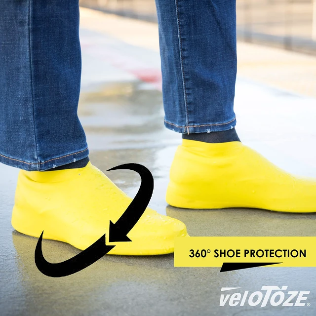 Alt view image 3 of 7 - Roam - Commuting Shoe Cover - Works with Any Shoes - for Cycling, Commute, Flat Pedals, ebike, Walking Yellow