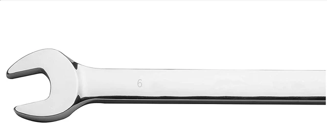 Alt view image 2 of 7 - 6mm Metric Ratchet Wrench,Box End Head 72-Tooth Ratcheting Combination Wrench Spanner