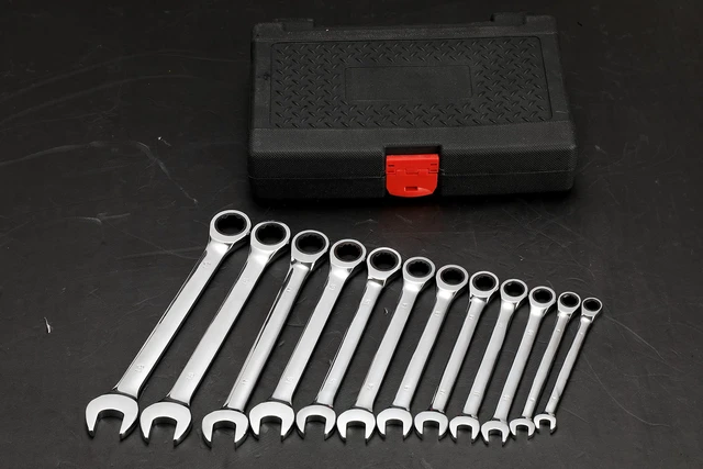Alt view image 5 of 7 - 6mm Metric Ratchet Wrench,Box End Head 72-Tooth Ratcheting Combination Wrench Spanner