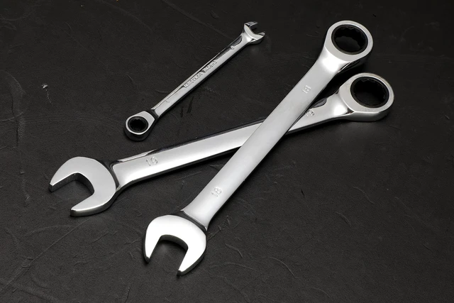 Alt view image 6 of 7 - 6mm Metric Ratchet Wrench,Box End Head 72-Tooth Ratcheting Combination Wrench Spanner