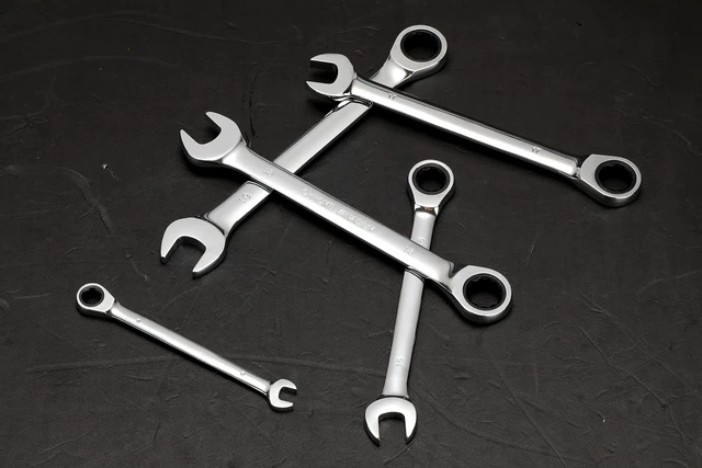 Alt view image 7 of 7 - 6mm Metric Ratchet Wrench,Box End Head 72-Tooth Ratcheting Combination Wrench Spanner