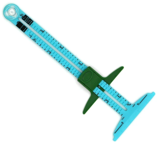 Alt view image 4 of 6 - Sewing Gauge Sewing Measuring Tool, 5-in-1 Sliding Gauge Measuring Sewing Ruler