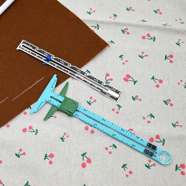 Alt view image 5 of 6 - Sewing Gauge Sewing Measuring Tool, 5-in-1 Sliding Gauge Measuring Sewing Ruler