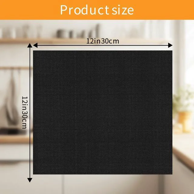 Alt view image 2 of 7 - Reusable Non-Stick Heat Resistant Toaster Liners Toaster Mat for Ninja Foodi,Cuisinart, Emeril Lagasse Extra Large 26 QT French Door Air Fryer Oven,4 Pack