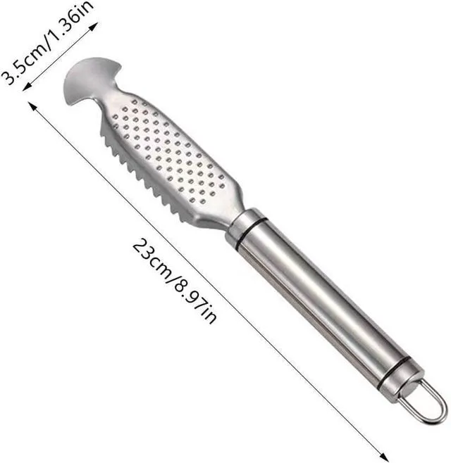 Alt view image 2 of 7 - 1Pc Fish Scales Scraping Tool,Multifunction Stainless Steel Fish Scale Knife Fish Cleaning Kit,Fish Scale Peeler,Fish Descaler Tool,Fish Scaler Remover,Fish Scaler Fish Scale Removing Tool