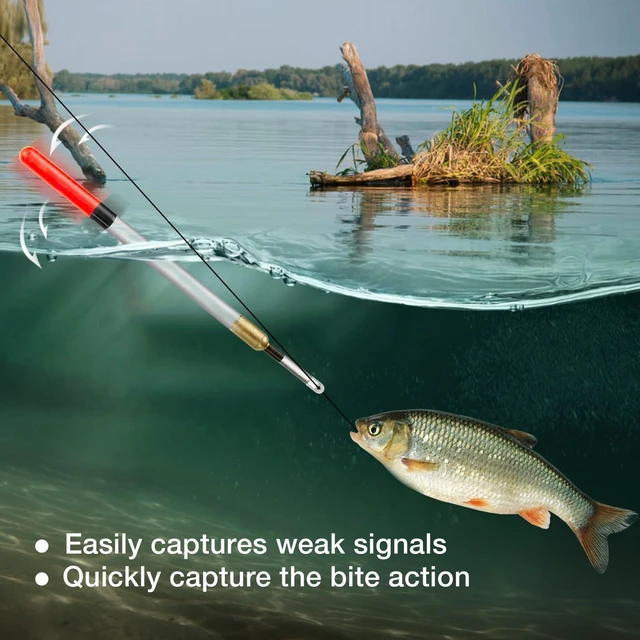 Alt view image 4 of 7 - 20 Pcs/5 Sizes Fishing Floats Set 11/13/15/17/19 cm Fishing Tackle Wagglers Straight Insert Fishing Pipe Transparent Coarse Tube for Deep Water Sea Fishing Bait Suspend in Target Water Layer
