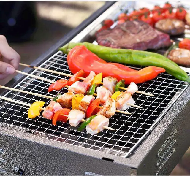 Alt view image 5 of 5 - Roasting Racks, 2 Pcs 11.8 Inch x 7.9 Inch Stainless Steel Grill Racks Grid Net for Baking and Cooling of Barbeque in Oven, Party, Dinning and Outdoors (2, 11.8 inch x 7.9 inch)