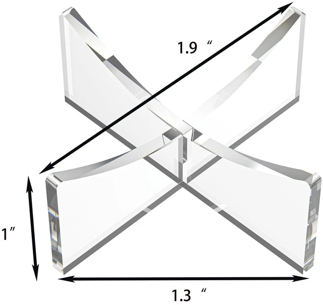 Alt view image 5 of 7 - UoYeet Ultra-Clear Acrylic Sports Ball Display Stand (3-Pack), Thick Shatterproof Holder for Softball, Baseball, Golf Ball & Memorabilia Small Size 1.97 x 1.1 inch