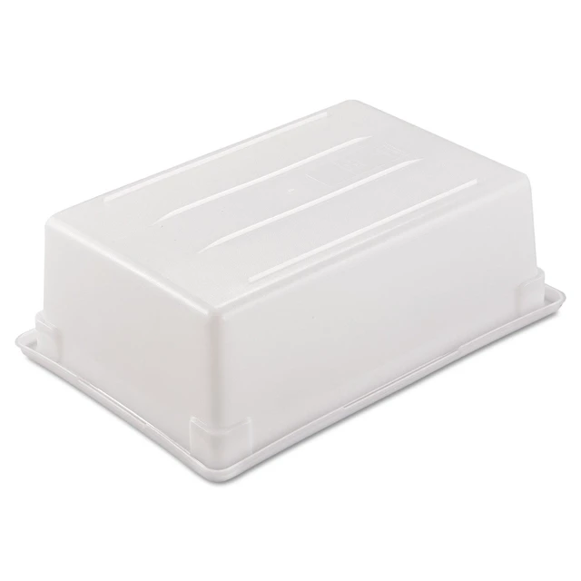 Alt view image 5 of 5 - Commercial Products Food Storage Box/Tote for Restaurant/Kitchen/Cafeteria, 12.5 Gallon, White