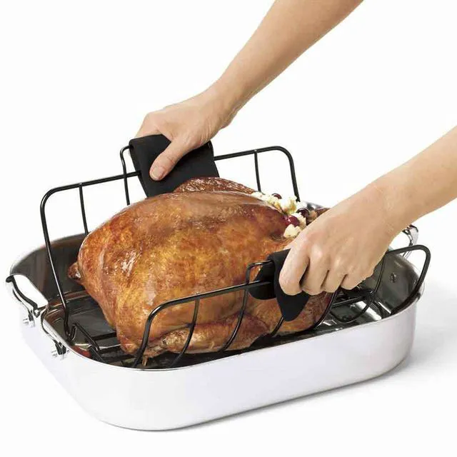 Alt view image 2 of 5 - Roasting Rack, 16 IN, Stainless Steel