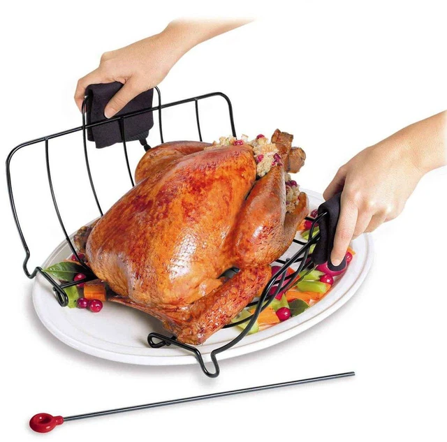Alt view image 4 of 5 - Roasting Rack, 16 IN, Stainless Steel