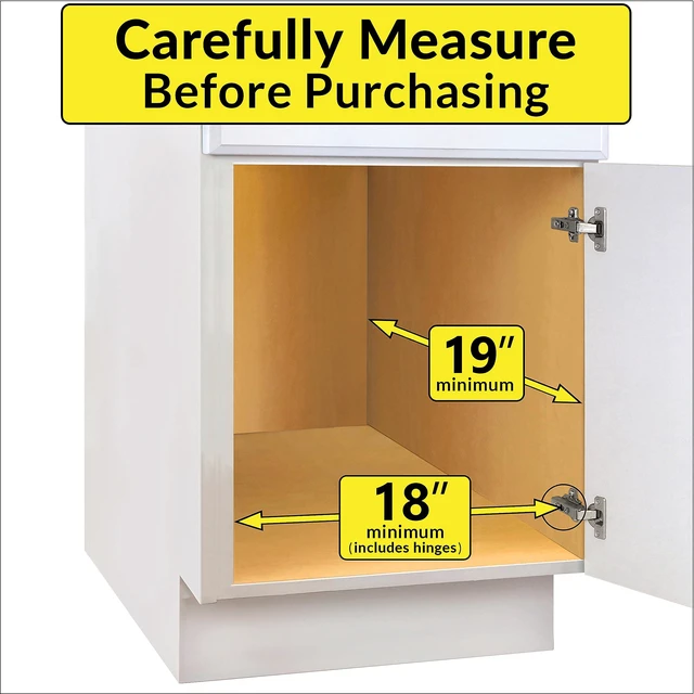 Alt view image 4 of 7 - Pull Out Cabinet Organizer, Kitchen Slide Out Drawer | 17W x 18D chrome rollout shelf creates easy-access storage for cookware, pantry items and kitchen essentials inside cabinets