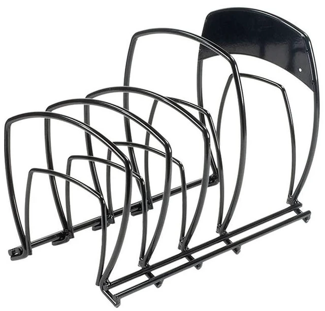 Main image of Accessories, Space-Saving Matte Black Cookware Organizer