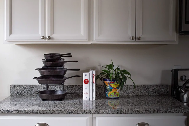 Alt view image 3 of 6 - Accessories, Space-Saving Matte Black Cookware Organizer