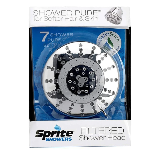 Alt view image 3 of 6 - Showers Pure 7-Setting Filtered 1.75GPM Showerhead in Chrome (AE7E-CM-R)