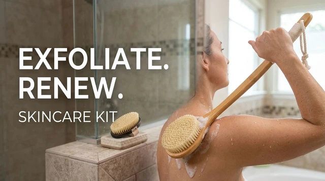Alt view image 4 of 7 - Long Handle Bath BrushBack Scrubber for Shower, Exfoliating Body Brush with Bristles for Wet & Dry Brushing, Shower Brush for Men & Women