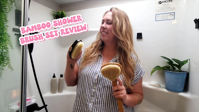 Alt view image 5 of 7 - Long Handle Bath BrushBack Scrubber for Shower, Exfoliating Body Brush with Bristles for Wet & Dry Brushing, Shower Brush for Men & Women
