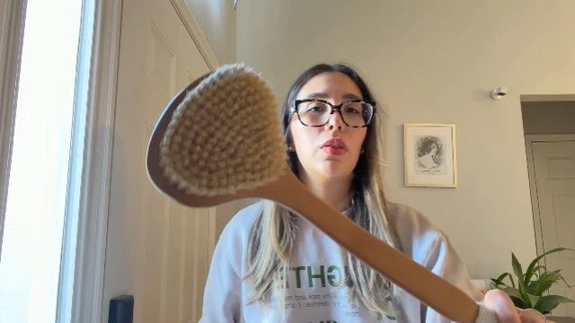 Alt view image 7 of 7 - Long Handle Bath BrushBack Scrubber for Shower, Exfoliating Body Brush with Bristles for Wet & Dry Brushing, Shower Brush for Men & Women