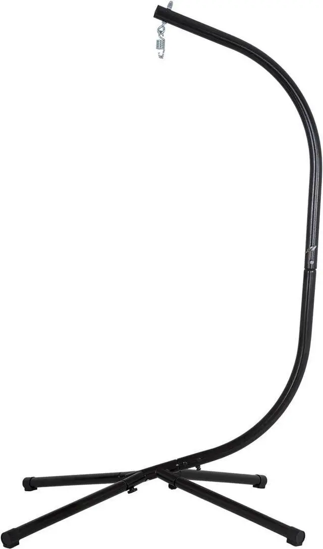Main image of Heavy Duty Steel Hammock Chair Stand, 400 LBS Capacity, 360 Degree Rotation, Indoor Outdoor Hanging Stand for Hammock Swing Porch