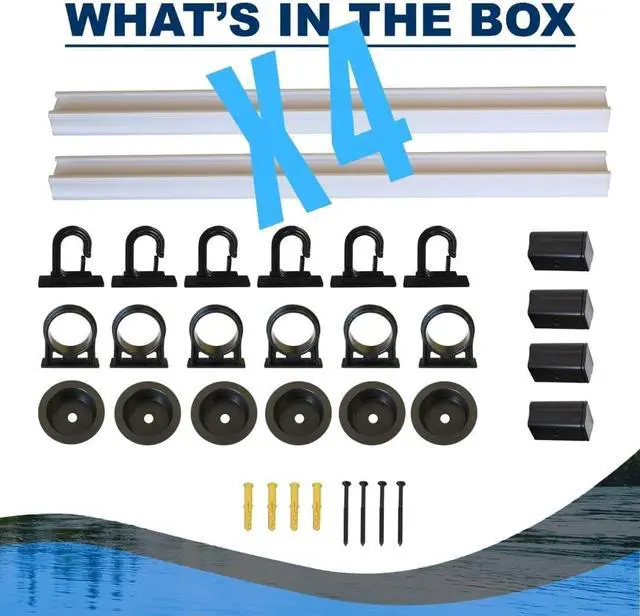 Alt view image 6 of 7 - 6-Rod Fishing Rod Holder, Vertical & Horizontal Wall Mount Rack for Garage Organization & Storage, Adjustable Expandable Fishing Pole Stand