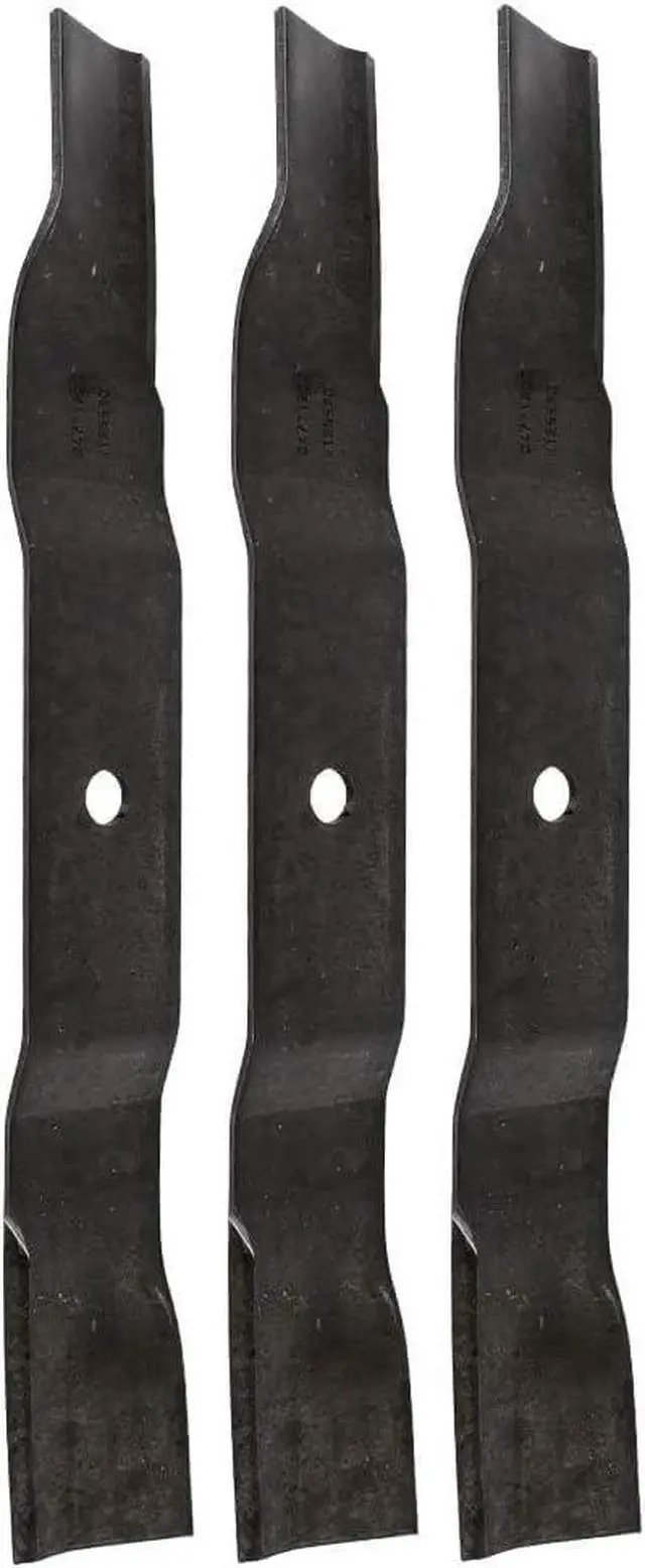 Alt view image 2 of 5 - 52 Inch Zero Turn Lawn Mower Blades, Set of 3 Replacement Cutting Blades for 52 inch Mower Deck