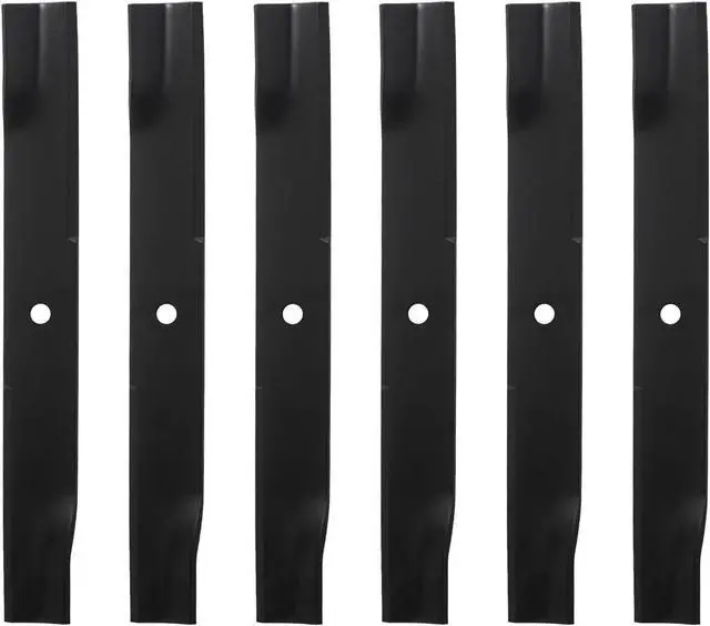 Main image of 54 Inch High Lift Mower Blades Set, 6 Pack Heavy Duty Steel Replacement Blades for Standard 54 Inch Mower Deck