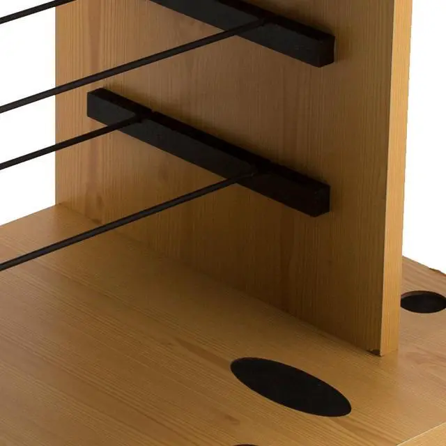 Alt view image 4 of 6 - Fishing Rod Holder for 14 Saltwater/Freshwater Rods, with Up to 4 Fishing Tackle Box Storage, for Garage and Boat Fishing Accessories Organization