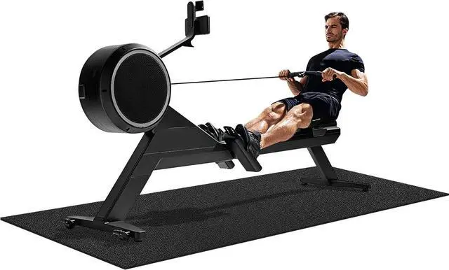 Main image of 96"x36" Treadmill Mat 6mm Thick Heavy Duty Exercise Equipment Mat for Walking Pad Rowing Machine Spin Bike Elliptical Home Gym Flooring Protection