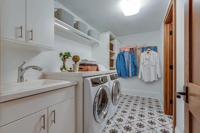 Alt view image 6 of 6 - Wall Mounted Collapsible Clothes Drying Rack Heavy Duty Solid Maple Hardwood Laundry Rack for Indoor Use