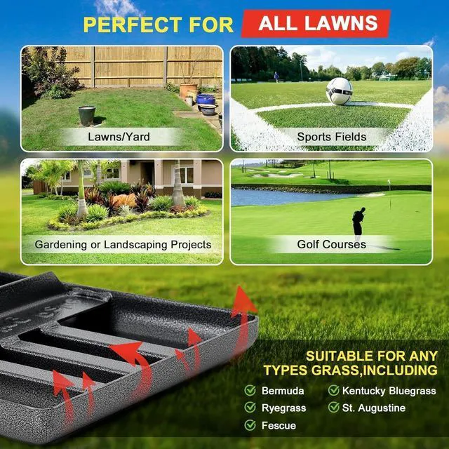 Alt view image 6 of 7 - 30"x10" Stainless Steel Lawn Leveling Rake, Heavy Duty Ground Leveler with Reinforced Welds, 28-72 Inch Adjustable Handle, Anti Flipping Smooth Edge for Soil Dirt Golf Yard Landscaping Top Dressing