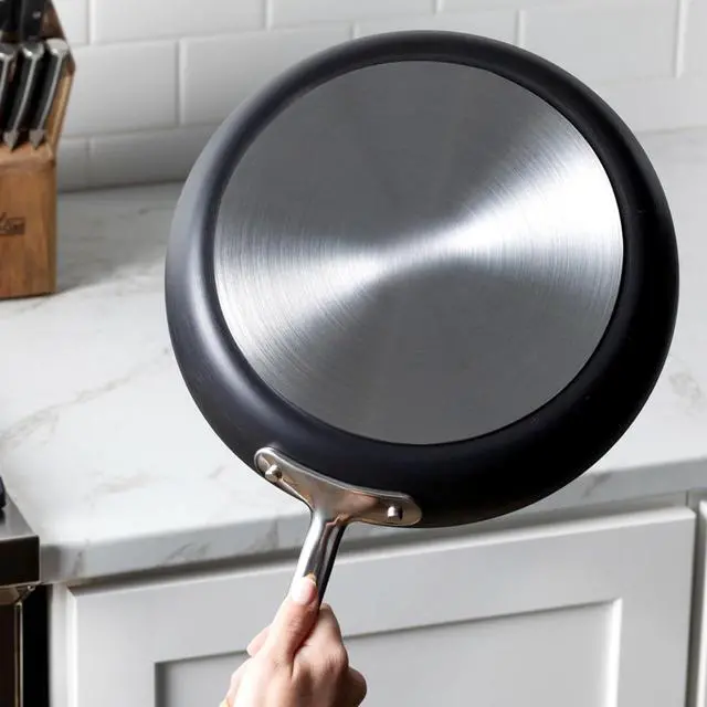 Alt view image 7 of 7 - 10-Inch Hard Anodized Nonstick Wok Pan with Stay-Cool Handle, Induction Ready Oven Safe to 500°F for Stir Fry and All Cooktops