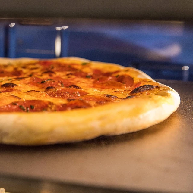 Alt view image 2 of 7 - 14 x 20 Inch Pizza Steel Plate, 1/4 Inch Thick Low Carbon Steel Baking Steel, Efficient Heat Conduction Cooking Steel for Oven Grill Campfire, Multipurpose Bakeware for Pizza Sourdough Bread Grilling