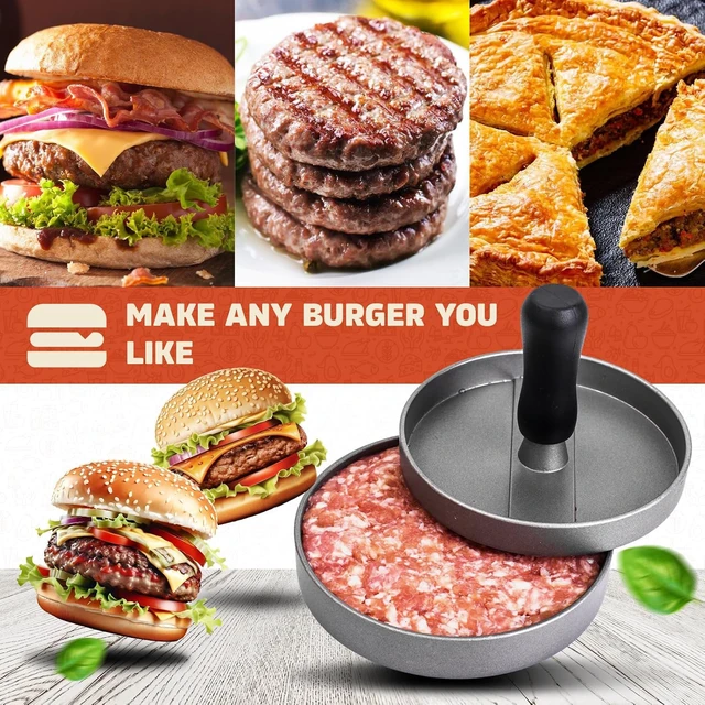 Alt view image 2 of 7 - Stainless Steel Meat Grinder Attachment for Stand Mixers, Multifunctional Kitchen Processor with Burger Press, Sausage Stuffer Tubes and Grinding Accessories for Home Food Prep