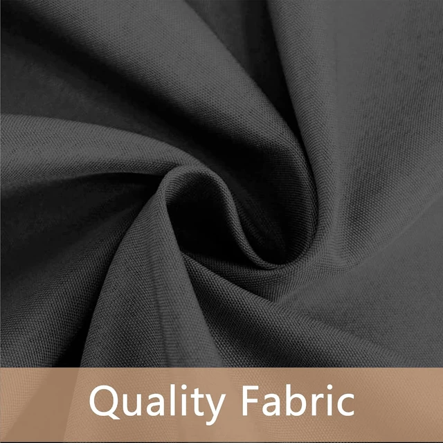 Alt view image 3 of 7 - 10 Pack 120 Inch Black Round Tablecloth, Wrinkle and Stain Resistant Washable Polyester Table Cover, Durable Reusable Table Protector for Dining Wedding Birthday Banquet Buffet Restaurant Party